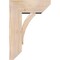 Ekena Millwork Thorton Slat Smooth Bracket w/ Offset Brace, Douglas Fir, 7 1/2"W x 18"D x 26"H BKT0806X18X26THR06SDF - alternate 4